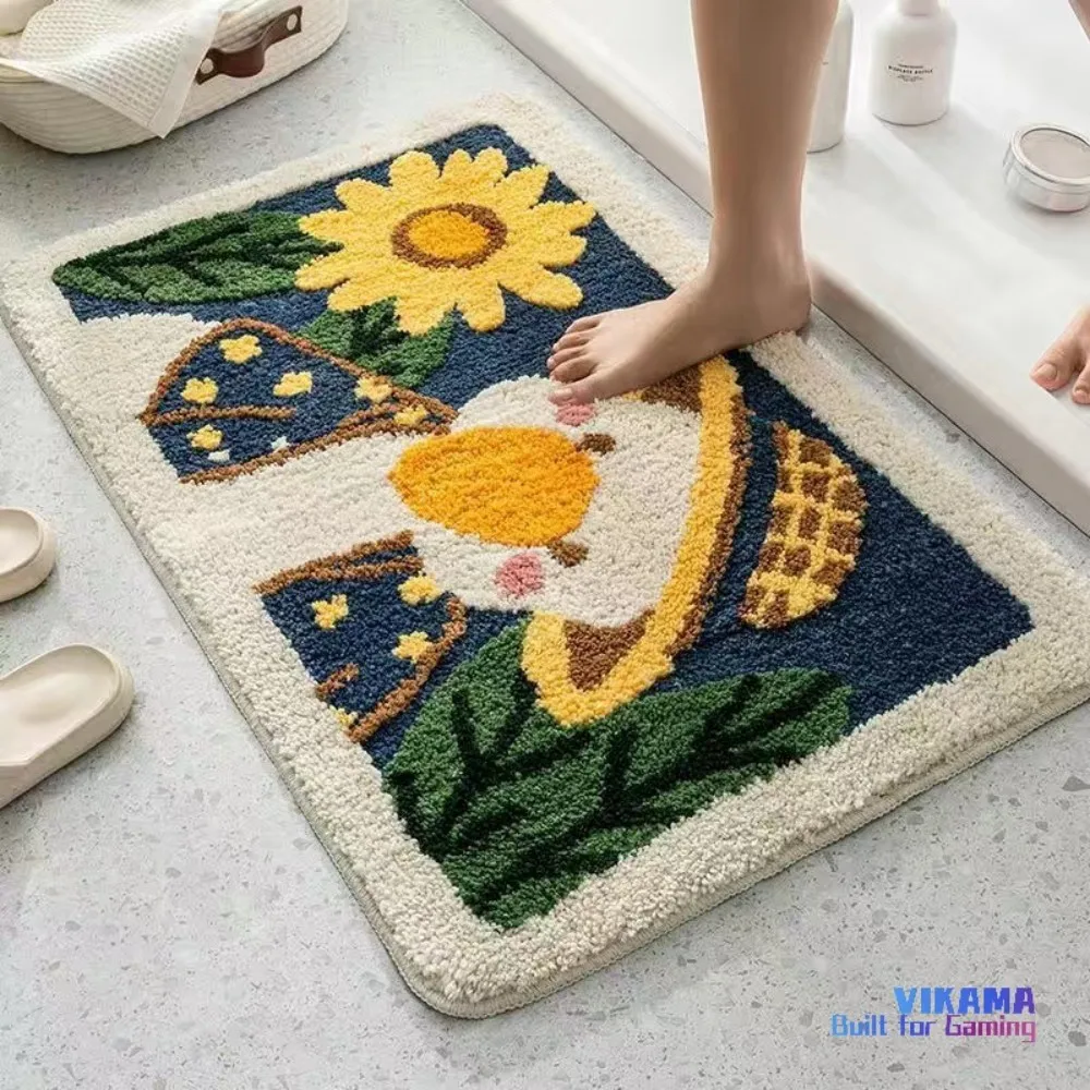VIKAMA Cartoon Dirty Resistant Faux Sheep Velvet Washable Back Carpet Bedroom Toilet Door Non-Slip Bathroom Rugs Home Decoration
VIKAMA Cartoon Dirty Resistant Faux Sheep Velvet Washable Back Carpet Bedroom Toilet Door Non-Slip Bathroom Rugs Home Decoration