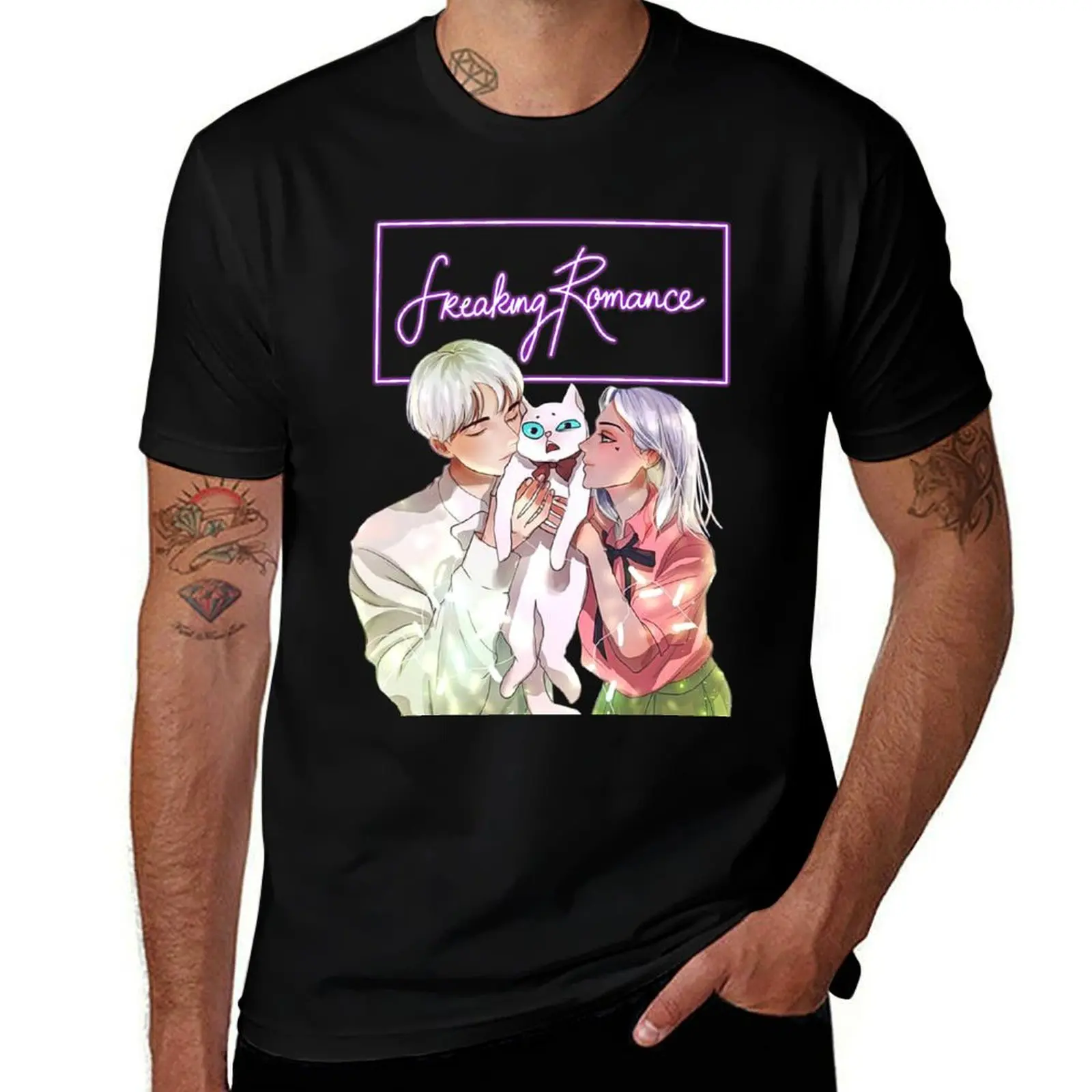 Freaking Romance - Zelan, Zylith & Mr. Purrfect T-Shirt blanks vintage anime shirt tops summer clothes mens tall t shirts
Freaking Romance - Zelan, Zylith & Mr. Purrfect T-Shirt blanks vintage anime shirt tops summer clothes mens tall t shirts