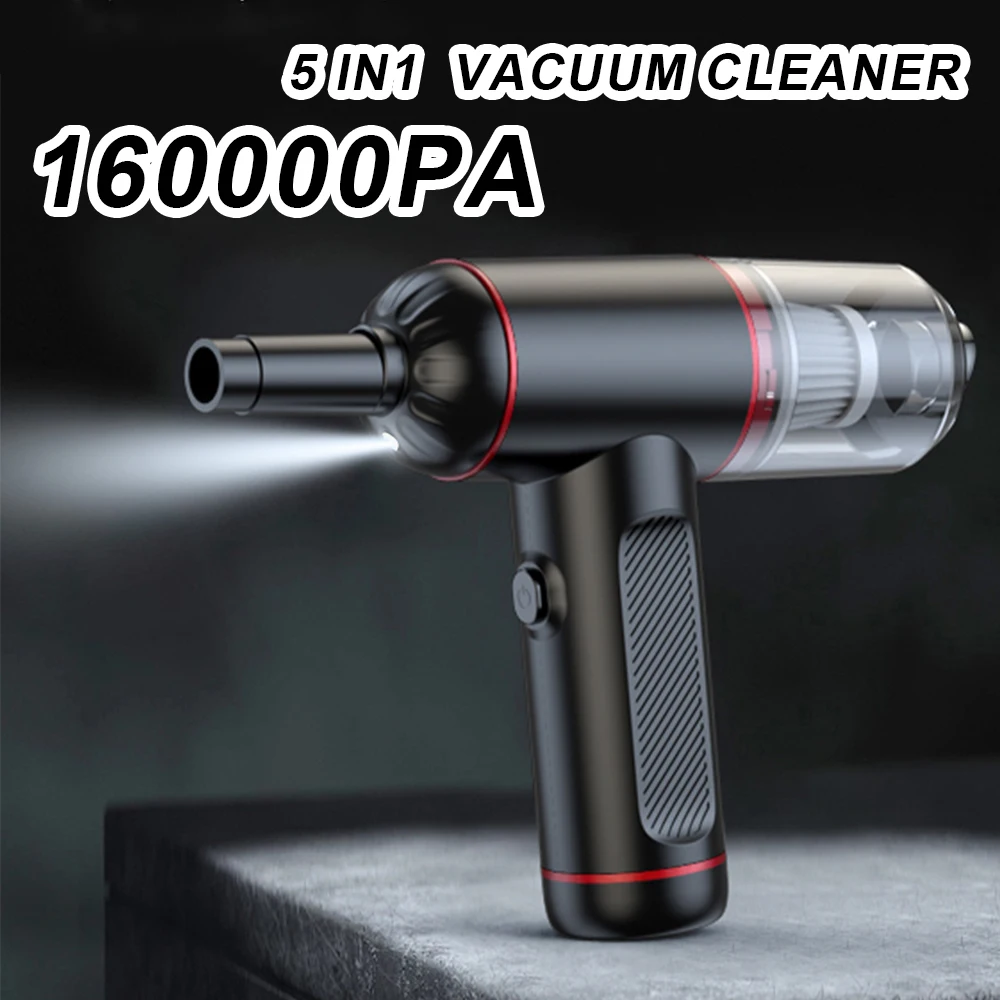160000Pa 5 in1 Wireless Car Vacuum Cleaner Portable Robot Automobile Vacuum Cleaner Handheld Mini Homehold For Car Appliance
160000Pa 5 in1 Wireless Car Vacuum Cleaner Portable Robot Automobile Vacuum Cleaner Handheld Mini Homehold For Car Appliance