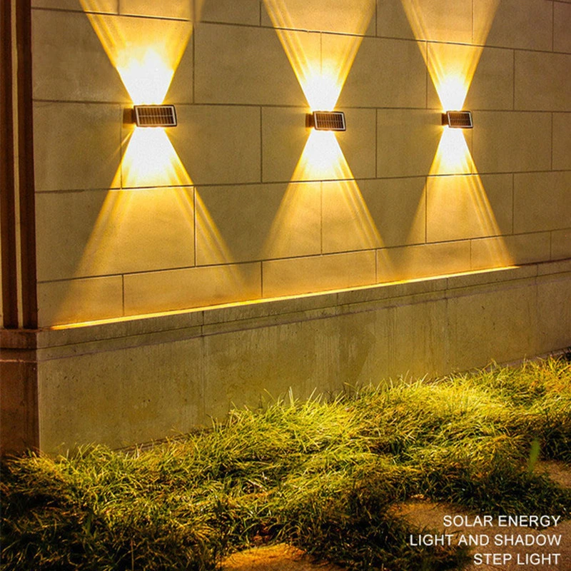 Solar Wall Lamp Led Outdoor Waterproof Decoration Garden Lamp Up And Down Luminous Lighting for Wall Porch Balcony Garden Street
Solar Wall Lamp Led Outdoor Waterproof Decoration Garden Lamp Up And Down Luminous Lighting for Wall Porch Balcony Garden Street