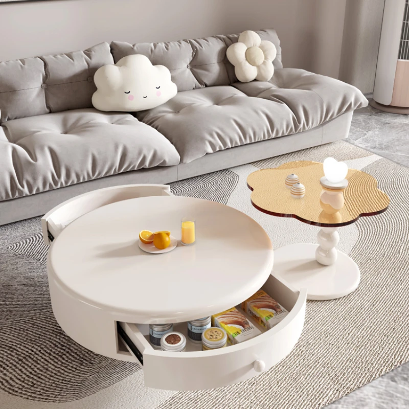 Simple Modern Coffee Tables Storage Small Minimalist White Coffee Table Round Floor Tavolino Da Salotto Nordic Furniture
Simple Modern Coffee Tables Storage Small Minimalist White Coffee Table Round Floor Tavolino Da Salotto Nordic Furniture