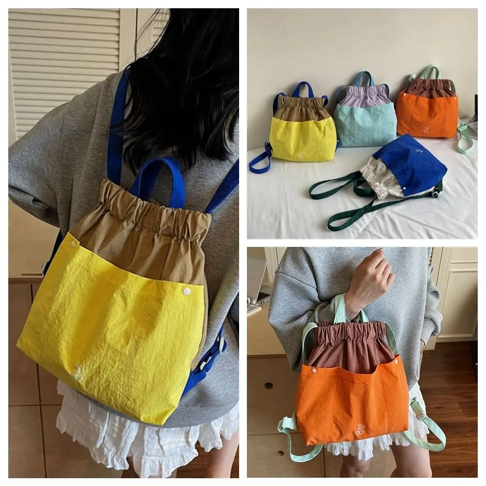 Повседневный нейлоновый рюкзак с множеством карманов, контрастная сумка через плечо в корейском стиле, сумка-ведро, сумка через плечо, женская сумка для улицы
Повседневный нейлоновый рюкзак с множеством карманов, контрастная сумка через плечо в корейском стиле, сумка-ведро, сумка через плечо, женская сумка для улицы