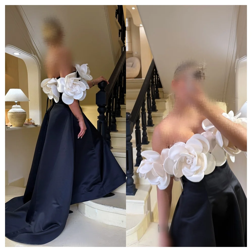 Customized Formal Black Satin Evening Dress Fashion Boat Neck Off the Shoulder Sleeveless Party Dress Elegant Celebrity Gowns
Customized Formal Black Satin Evening Dress Fashion Boat Neck Off the Shoulder Sleeveless Party Dress Elegant Celebrity Gowns