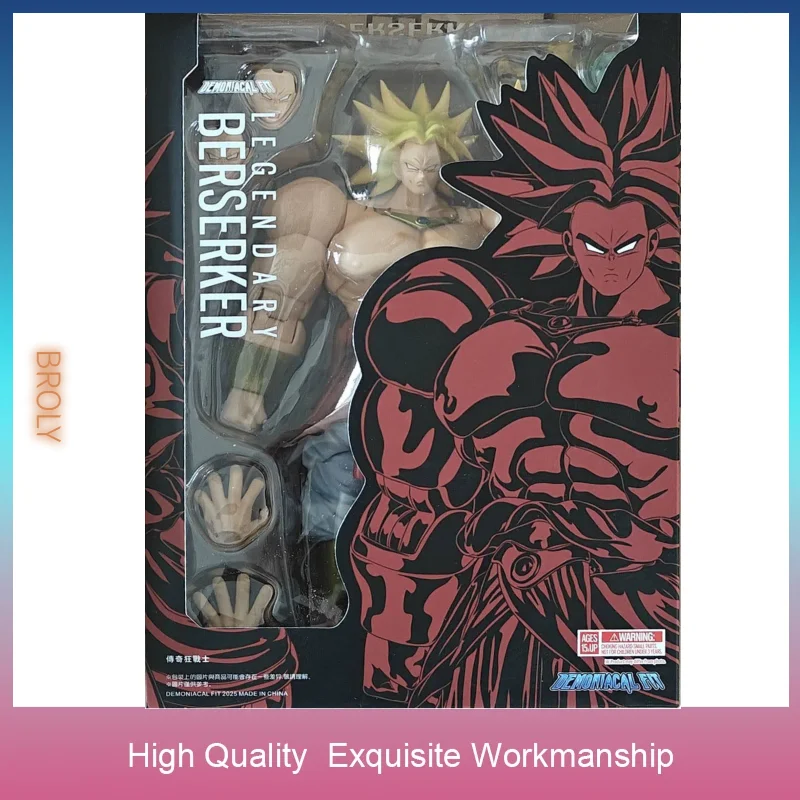 In Stock Demonical Fit Dragon Ball Legendary Berserker Broly 1/18 Scale High Detail Articulated Collectible Action Figure
In Stock Demonical Fit Dragon Ball Legendary Berserker Broly 1/18 Scale High Detail Articulated Collectible Action Figure