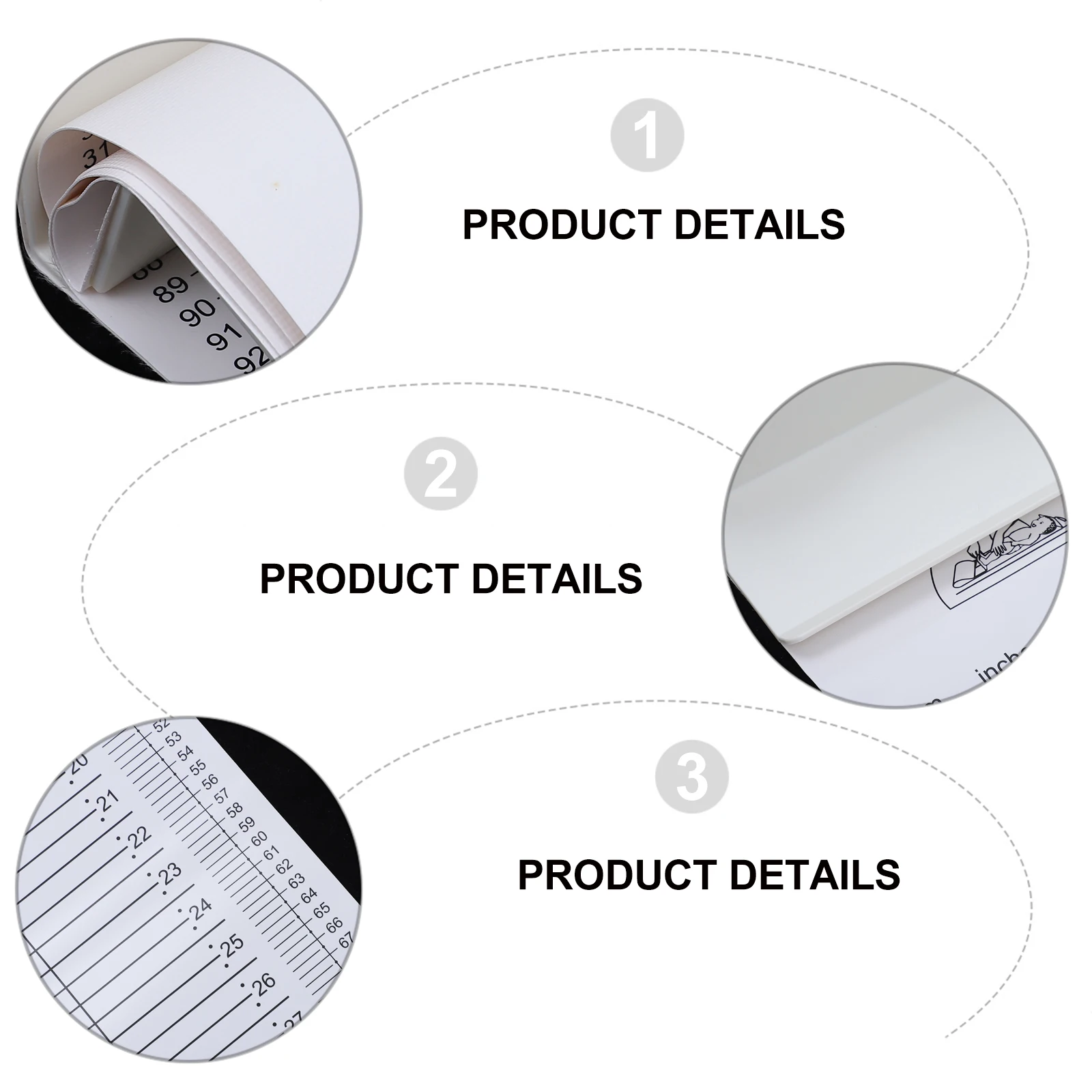 Baby Height Mat Washable Foldable Newborn Ruler White Baby Height Ruler PVC Durable Skin Friendly Growth Monitoring
Baby Height Mat Washable Foldable Newborn Ruler White Baby Height Ruler PVC Durable Skin Friendly Growth Monitoring