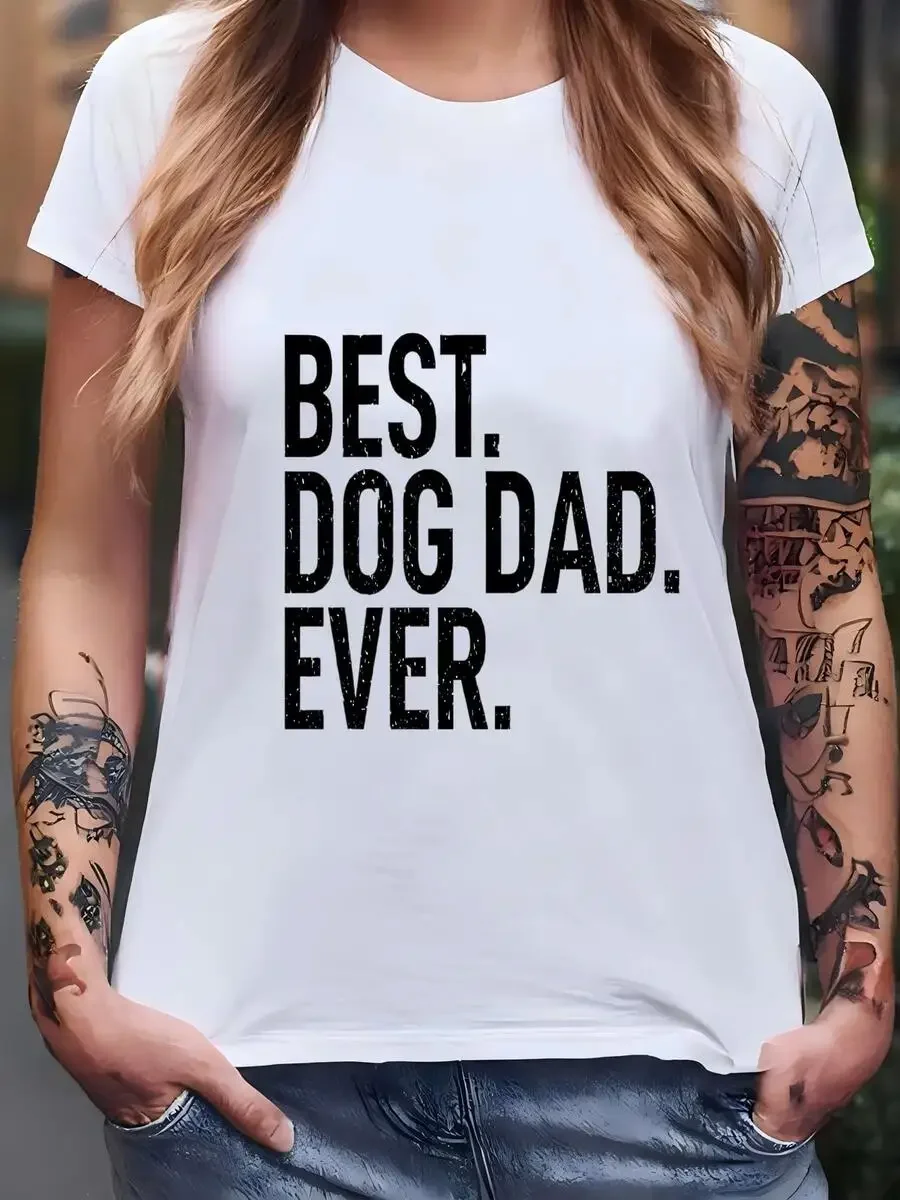 Womens Best Dog Dad Ever T-Shirt Funny Graphic Tee Fathers Day Gift
Womens Best Dog Dad Ever T-Shirt Funny Graphic Tee Fathers Day Gift