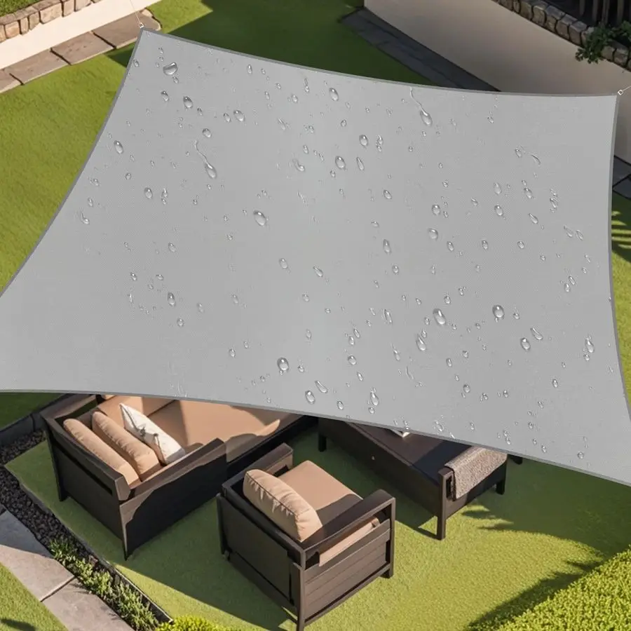 Waterproof Sun Shade Sail 12x16 Light Grey Shade Canopy Curved Edge 95 UV Blocking Awning Shelter for Outdoor Patio Backyard Gar
Waterproof Sun Shade Sail 12x16 Light Grey Shade Canopy Curved Edge 95 UV Blocking Awning Shelter for Outdoor Patio Backyard Gar