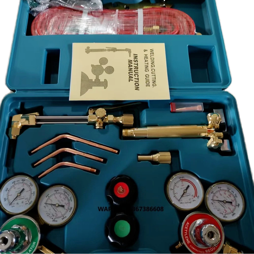 63-2 Acetylene Propane Natural Gas Portable Combination Welding Torch Set
63-2 Acetylene Propane Natural Gas Portable Combination Welding Torch Set