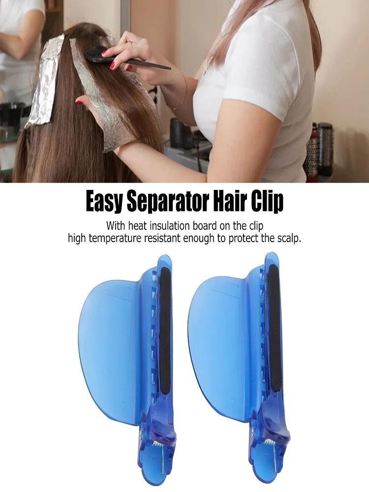Clamp for extending hair volume, blue, with heat insulation function, easy speed partition clip, 2 pieces.
Clamp for extending hair volume, blue, with heat insulation function, easy speed partition clip, 2 pieces.