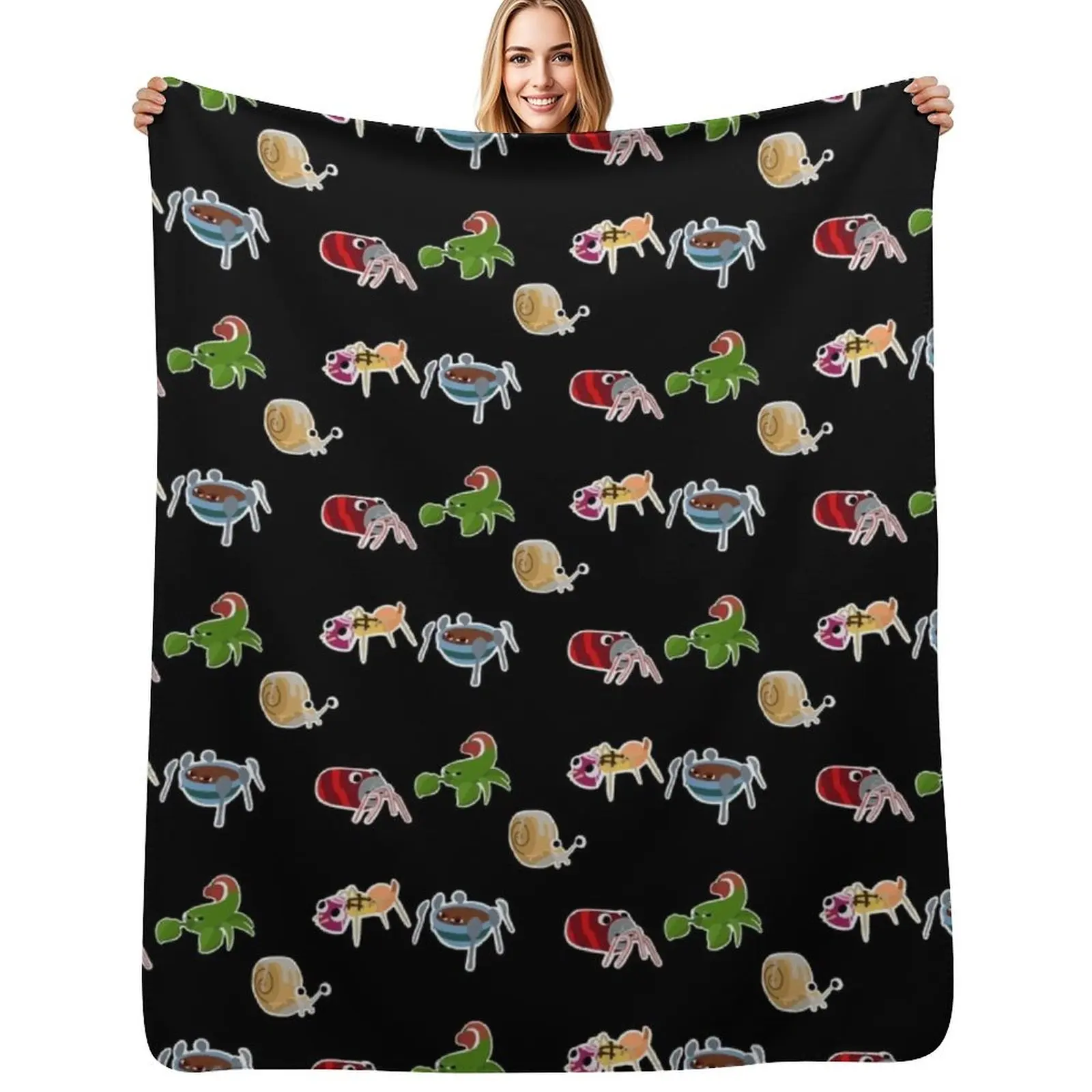 Bugsnax Best Of Bugsnax Pack For Fans Throw Blanket Breathable Lightweight Blanket for Adults Kids
Bugsnax Best Of Bugsnax Pack For Fans Throw Blanket Breathable Lightweight Blanket for Adults Kids