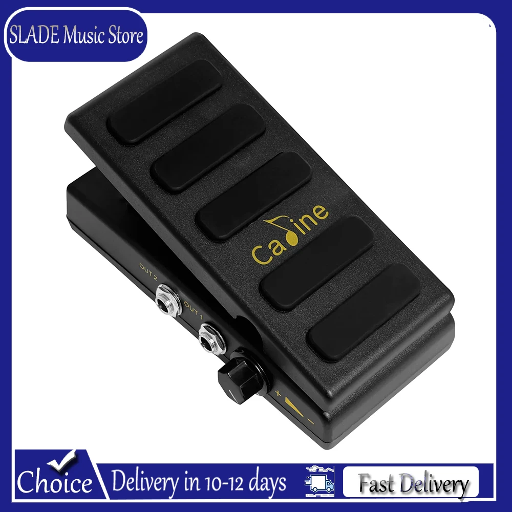 Caline Guitar Volume Pedal Dual-Channel Effects Pedal Anti-slip Chassis Boost Adjustment CP-31P for Electric Guitar/Bass Parts
Caline Guitar Volume Pedal Dual-Channel Effects Pedal Anti-slip Chassis Boost Adjustment CP-31P for Electric Guitar/Bass Parts