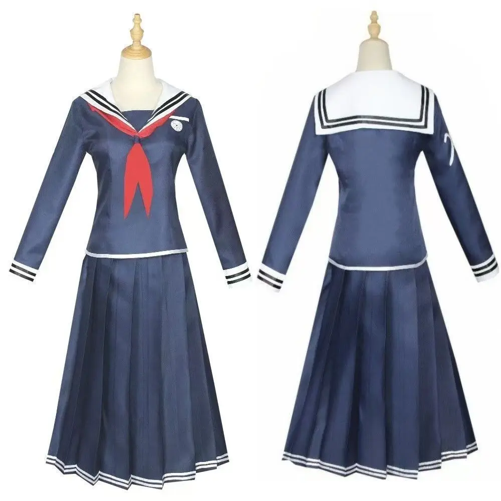 Danganronpa Toko Fukawa Cosplay Costume Navy Blue JK Sailor Uniform Dress Full Set For Women Halloween Party Comic Con Outfit
Danganronpa Toko Fukawa Cosplay Costume Navy Blue JK Sailor Uniform Dress Full Set For Women Halloween Party Comic Con Outfit