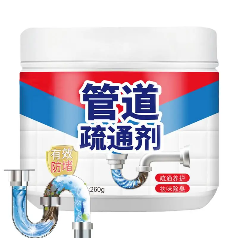 Drain Clog Removal Powder 260g Sink Drain Hair Clog Remover Powder Home Cleaning Grease And Leftovers Pipe Safe Solution Heavy
Drain Clog Removal Powder 260g Sink Drain Hair Clog Remover Powder Home Cleaning Grease And Leftovers Pipe Safe Solution Heavy