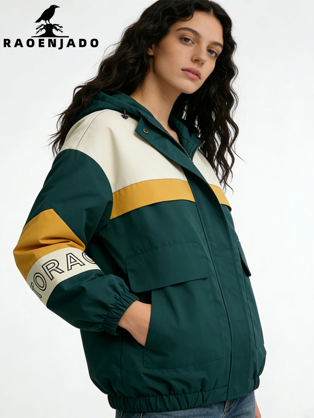 Women's Hooded Windbreaker Jacket Color Block Sportswear Full Zipper Outdoor Outerwear Casual Streetwear Coats for Daily Wear
Women's Hooded Windbreaker Jacket Color Block Sportswear Full Zipper Outdoor Outerwear Casual Streetwear Coats for Daily Wear