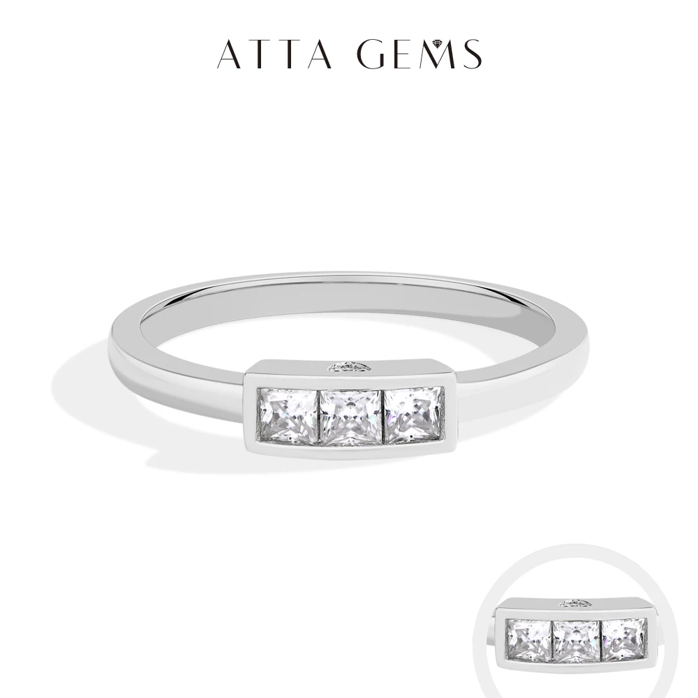 ATTAGEMS Роскошные кольца с муассанитом DVVS1 и бриллиантами, кольцо из стерлингового серебра S925, позолоченное 18 карат, обручальное ювелирное изделие для женщин, подарок
ATTAGEMS Роскошные кольца с муассанитом DVVS1 и бриллиантами, кольцо из стерлингового серебра S925, позолоченное 18 карат, обручальное ювелирное изделие для женщин, подарок