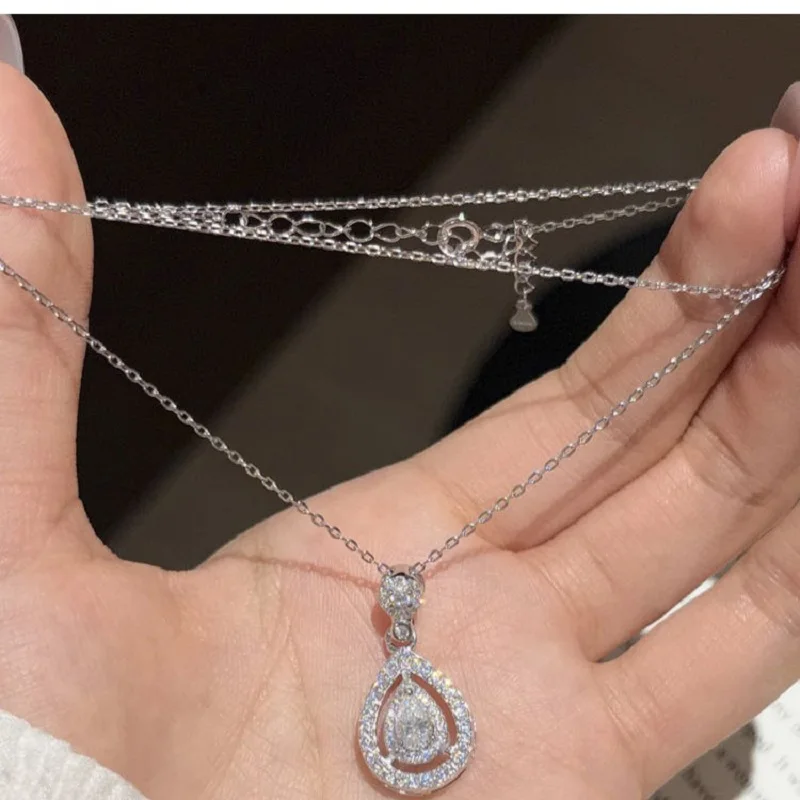 Apaison Luxury 4x6mm 0.5 Carat Moissanites Necklace Pendant for Women -Wedding Engagement 925 Sterling Silver Jewelry Gift
Apaison Luxury 4x6mm 0.5 Carat Moissanites Necklace Pendant for Women -Wedding Engagement 925 Sterling Silver Jewelry Gift