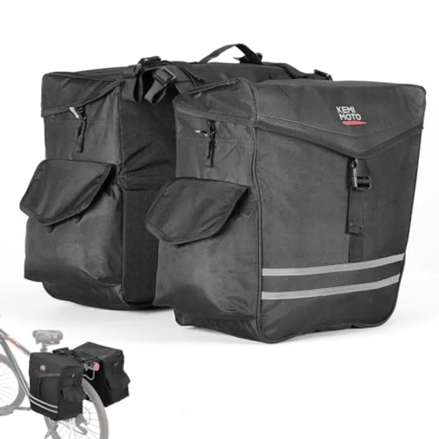 Panniers Bike Bags, / Bicycle Saddle Bags with Waterproof Rain Cover for Rear Rack, Large Capacity Saddlebags for Ebike, Top St
Panniers Bike Bags, / Bicycle Saddle Bags with Waterproof Rain Cover for Rear Rack, Large Capacity Saddlebags for Ebike, Top St