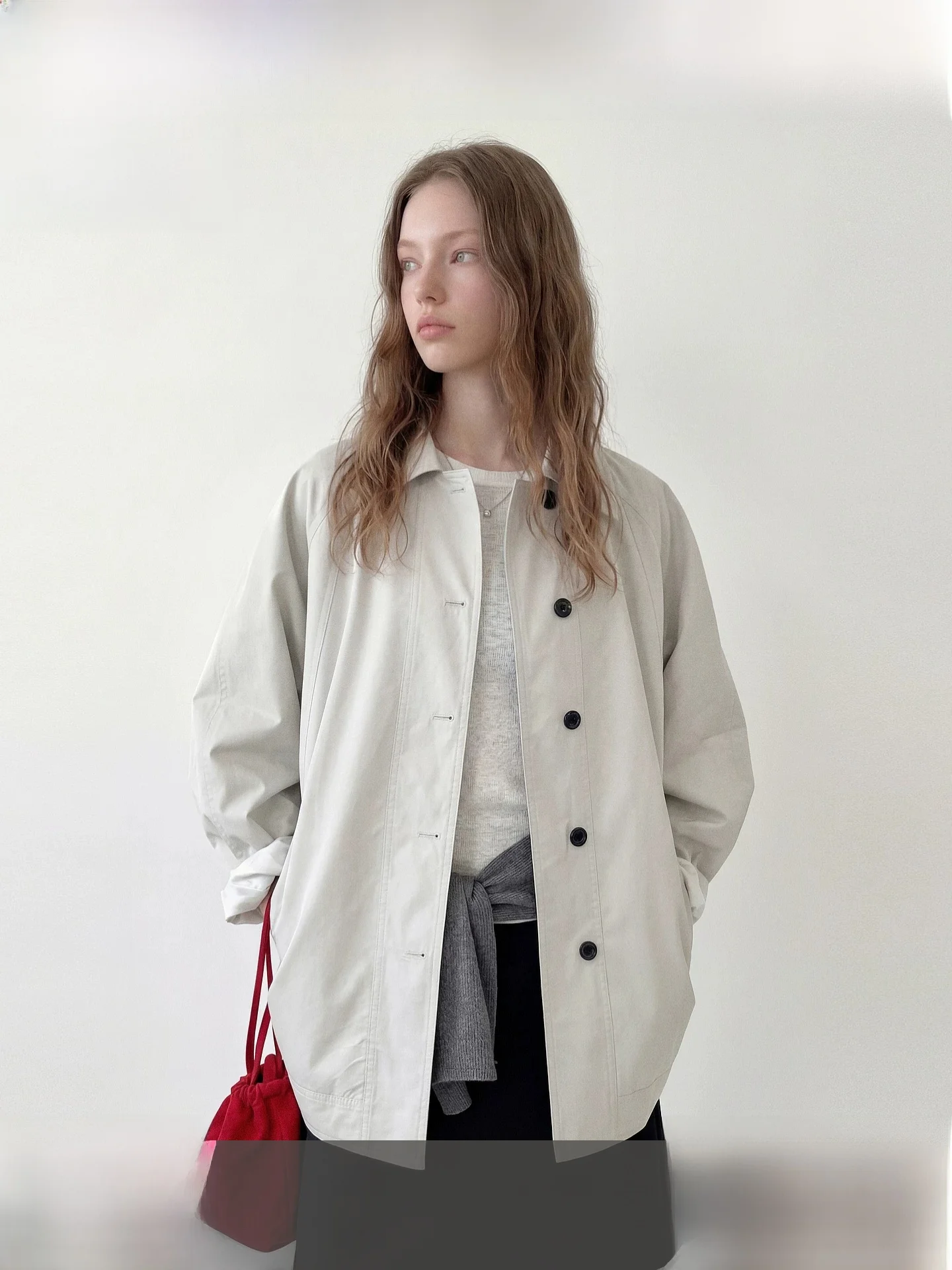 Fano Women's Casual Windbreaker Jacket 2026 Summer New Style Detachable Shoulder Casual Top Versatile Cotton Pure Color Commute
Fano Women's Casual Windbreaker Jacket 2026 Summer New Style Detachable Shoulder Casual Top Versatile Cotton Pure Color Commute