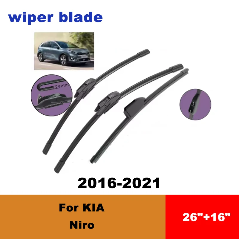 For KIA Niro 2016-2021 car front wiper blades silent wiper blades soft rubber windshield wipers accessories
For KIA Niro 2016-2021 car front wiper blades silent wiper blades soft rubber windshield wipers accessories
