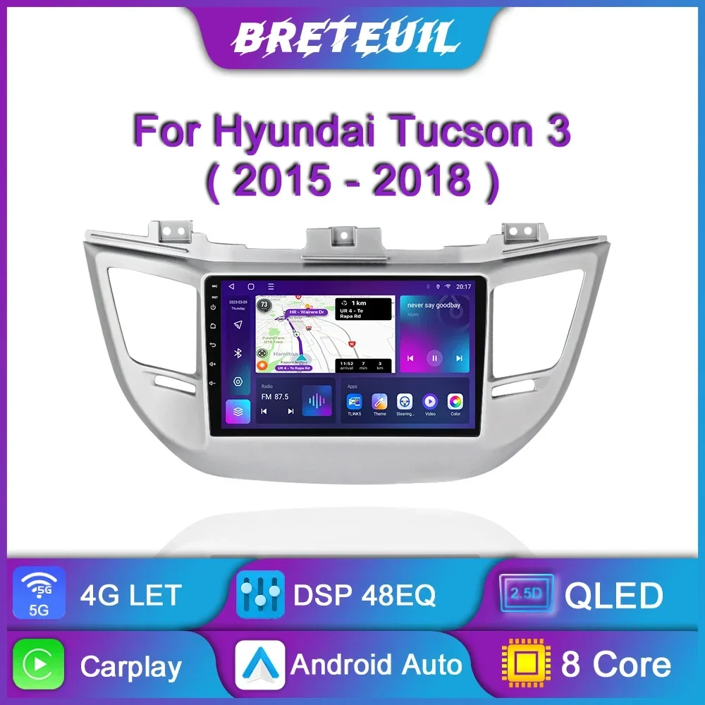 Для Hyundai Tucson 3 2015 2016 2017 2018 Android Автомобильный радиоприемник Мультимедийный плеер Навигация GPS Carplay Сенсорный экран Авто Стерео DSP
Для Hyundai Tucson 3 2015 2016 2017 2018 Android Автомобильный радиоприемник Мультимедийный плеер Навигация GPS Carplay Сенсорный экран Авто Стерео DSP