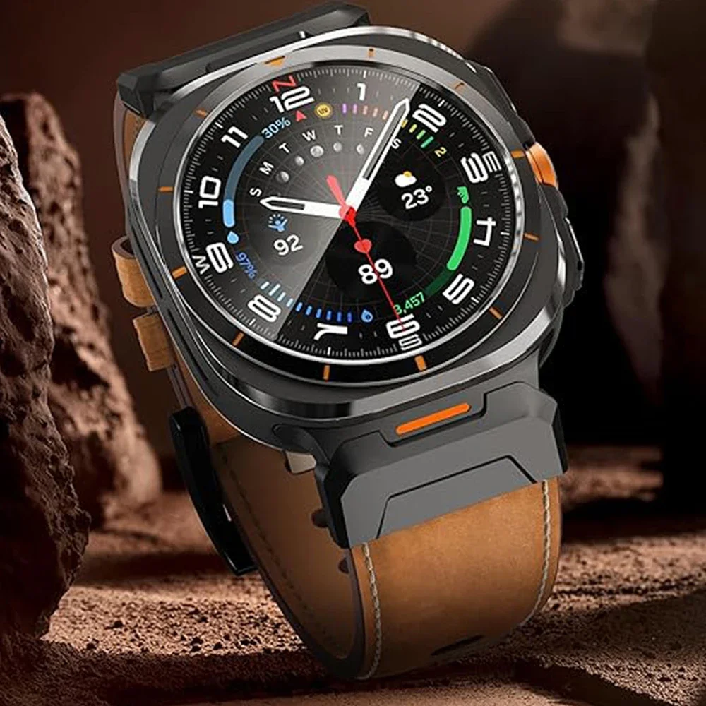 Leather Band for Samsung Galaxy Watch 7 Ultra 47mm Stainless Steel Strap for galaxy ultra 47 ULTRA 47MM Bracelet Men Watchband
Leather Band for Samsung Galaxy Watch 7 Ultra 47mm Stainless Steel Strap for galaxy ultra 47 ULTRA 47MM Bracelet Men Watchband