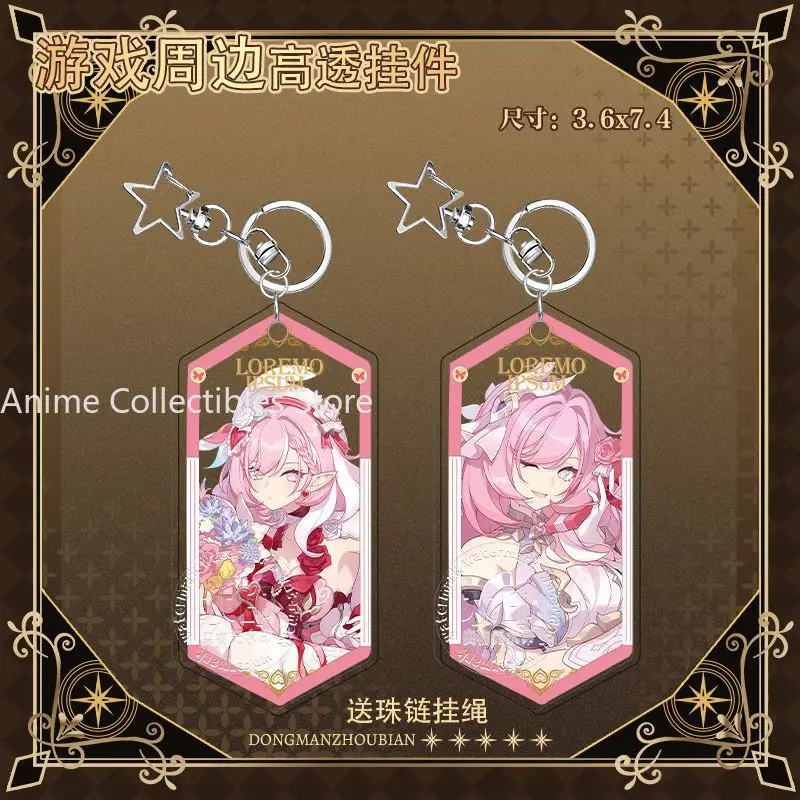 Honkai Impact 3 Elysia Cosplay Anime Keychain Acrylic Pendant Keyring Key Chain Accessory Ornament Props
Honkai Impact 3 Elysia Cosplay Anime Keychain Acrylic Pendant Keyring Key Chain Accessory Ornament Props