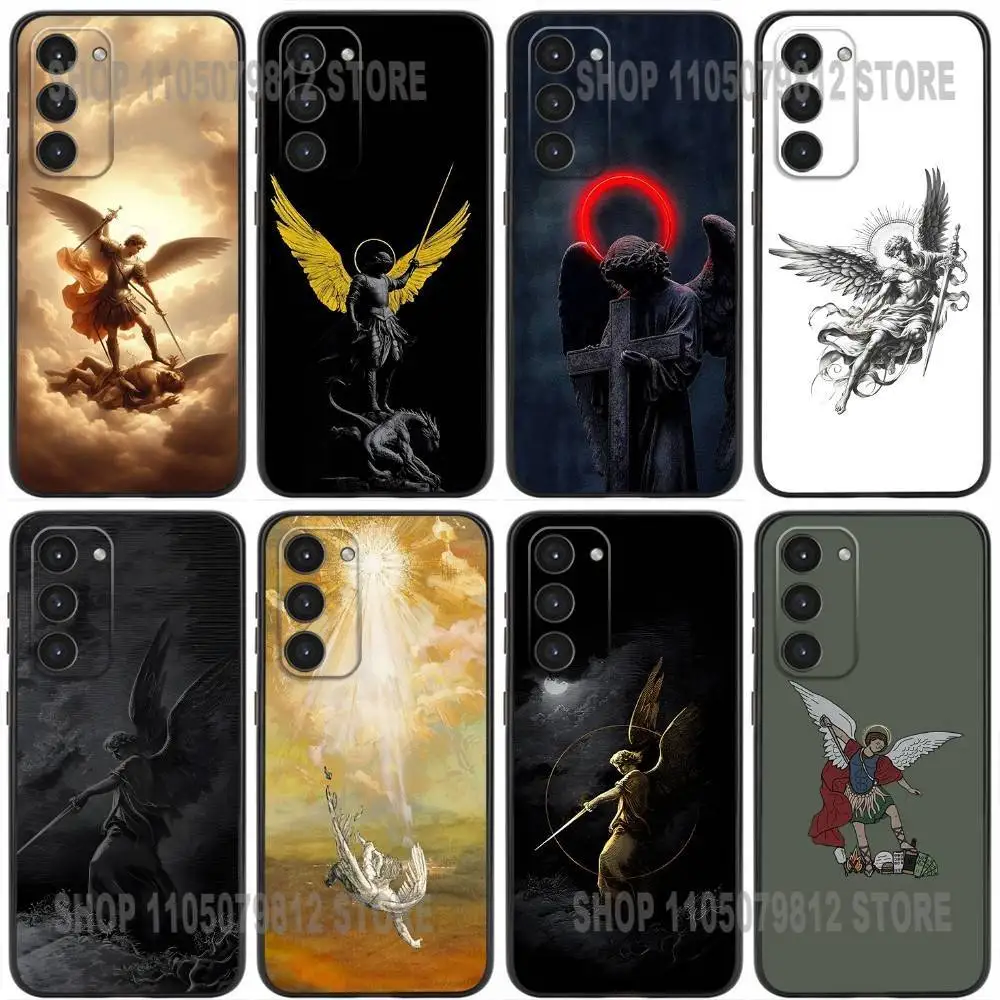 Archangel Michael Cross Phone Case For Samsung Galaxy A20,21s,22,31,32,52,53,72,73,80,91 Soft Silicone Black Cover
Archangel Michael Cross Phone Case For Samsung Galaxy A20,21s,22,31,32,52,53,72,73,80,91 Soft Silicone Black Cover