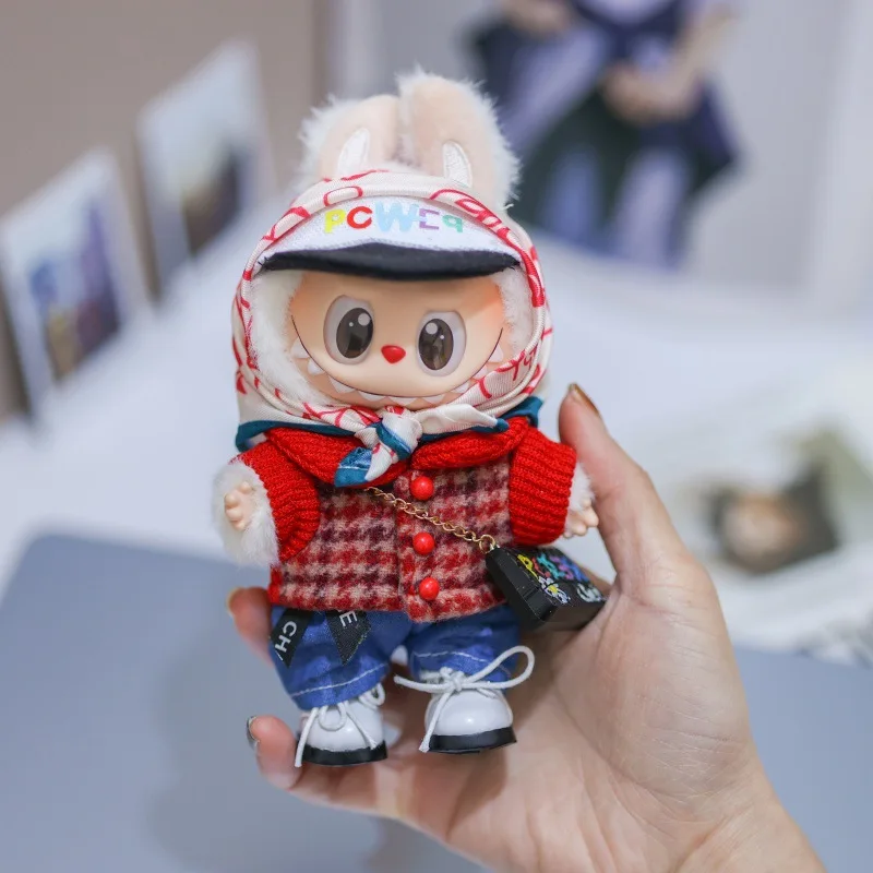 15/17cm Labubu Clothes GD Same Labubu Mini Doll's Clothes Luxury Headscarf Shoes Bag Suit Outfit Accessories for Korea Kpop
15/17cm Labubu Clothes GD Same Labubu Mini Doll's Clothes Luxury Headscarf Shoes Bag Suit Outfit Accessories for Korea Kpop