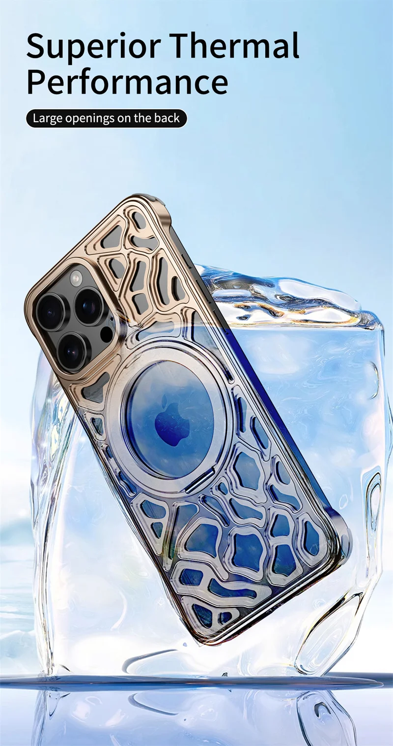 For iPhone 17 ProMax Magnetic Metal 360° Invisible Bracket Phone Case For Magsafe Aluminum Alloy Shockproof Protective Cover
For iPhone 17 ProMax Magnetic Metal 360° Invisible Bracket Phone Case For Magsafe Aluminum Alloy Shockproof Protective Cover