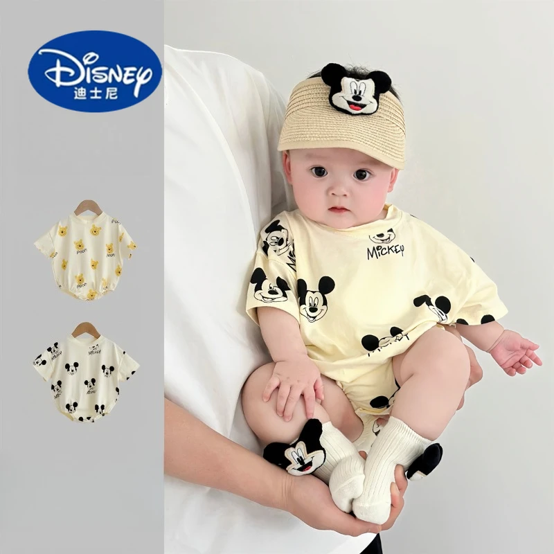 Disney Baby Mickey Mouse Cotton Bodysuit 0-24M | Ultra-Soft Triangle Onesie with Breathable Fabric for Summer
Disney Baby Mickey Mouse Cotton Bodysuit 0-24M | Ultra-Soft Triangle Onesie with Breathable Fabric for Summer