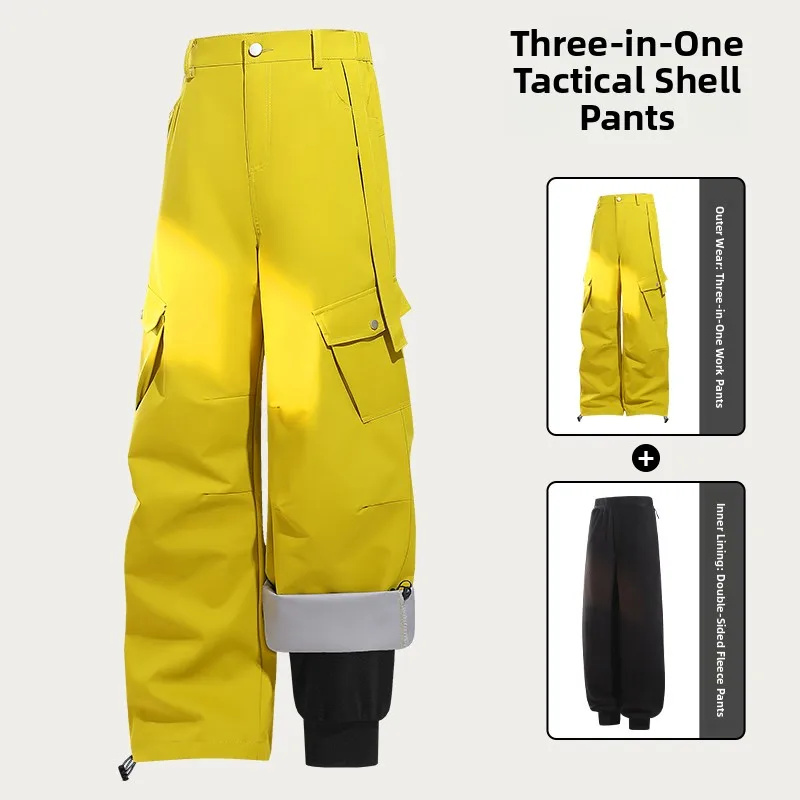 Водонепроницаемые лыжные брюки «Фе» на подкладке для мужчин и женщин, морозостойкие ветрозащитные походные брюки в стиле Харбин до 40...
Водонепроницаемые лыжные брюки «Фе» на подкладке для мужчин и женщин, морозостойкие ветрозащитные походные брюки в стиле Харбин до 40...