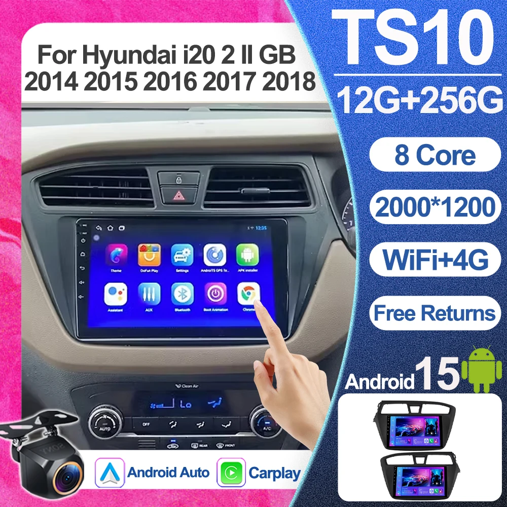 Автомобильная аудиосистема Android 16 для Hyundai i20 II GB 2014-2018 с сенсорным экраном, интеллектуальными системами, CarPlay и Wi-Fi
Автомобильная аудиосистема Android 16 для Hyundai i20 II GB 2014-2018 с сенсорным экраном, интеллектуальными системами, CarPlay и Wi-Fi