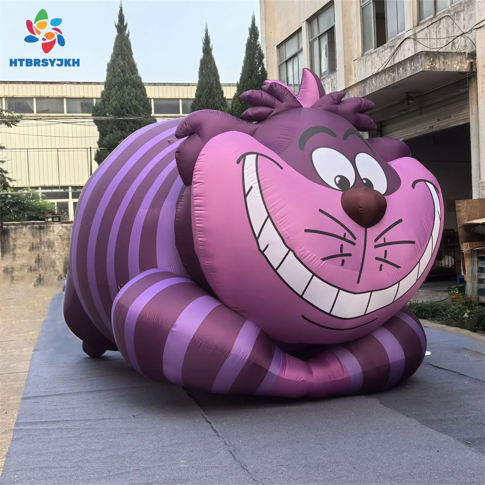 Giant Alice's Wonderland Cheshire Cat inflatable grin-mouthed cat model party festival decoration
Giant Alice's Wonderland Cheshire Cat inflatable grin-mouthed cat model party festival decoration