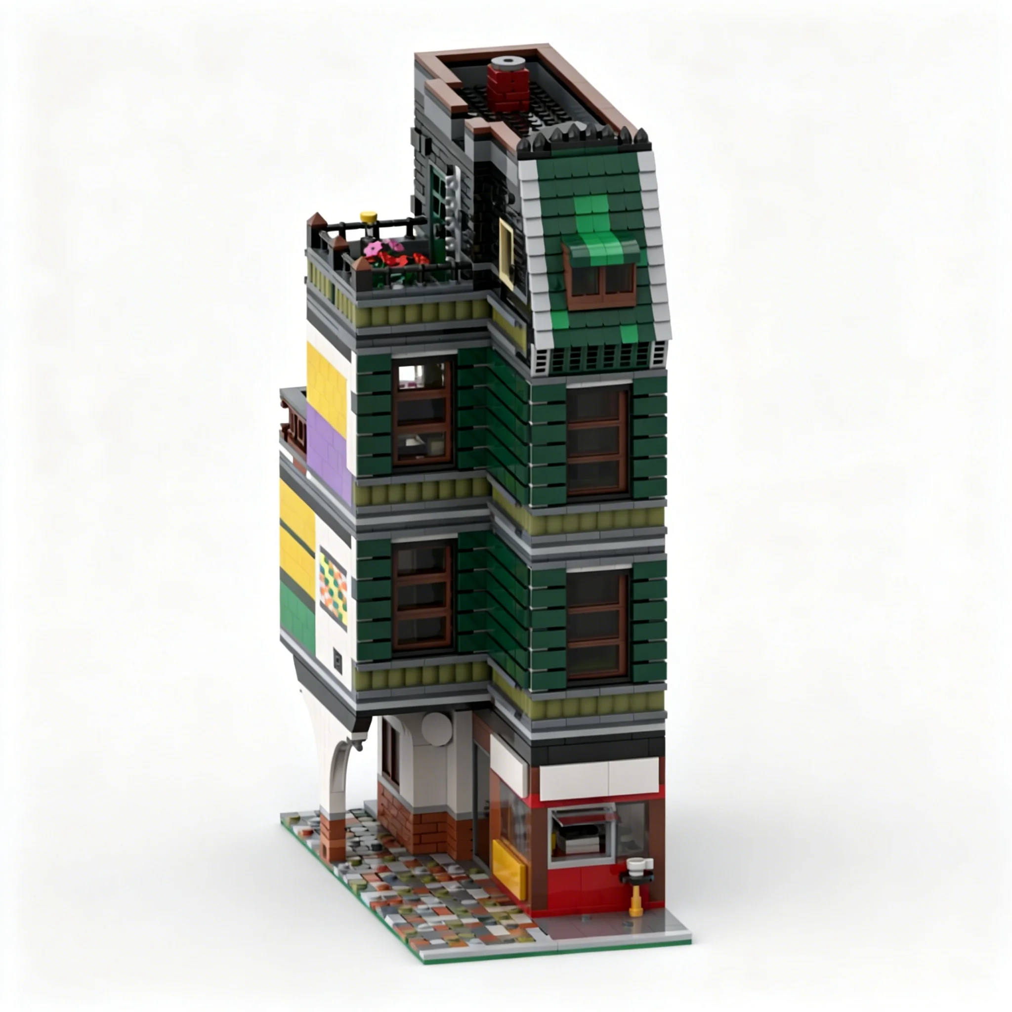 3319pcs MOC Fast Food Restaurant In An Appartment Building Modular Streetscape Model Blocks Christmas Gifts Construction Toy
3319pcs MOC Fast Food Restaurant In An Appartment Building Modular Streetscape Model Blocks Christmas Gifts Construction Toy