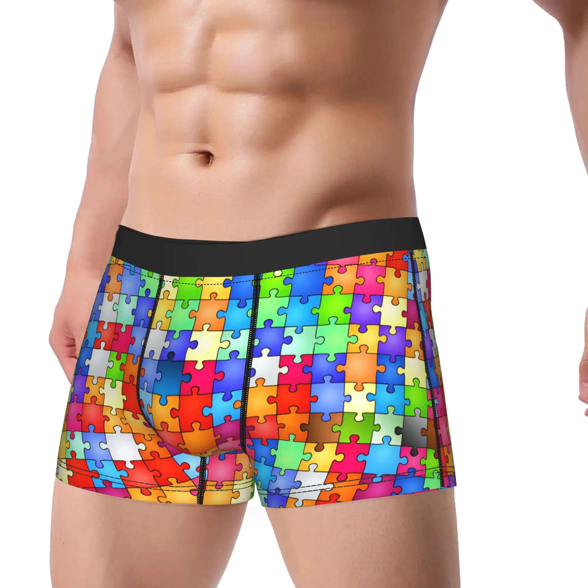 Rainbow Autism Awareness Puzzle Seamless Pattern Underwear Print Trunk Trenky Male Panties Elastic Shorts Briefs Birthday Gift
Rainbow Autism Awareness Puzzle Seamless Pattern Underwear Print Trunk Trenky Male Panties Elastic Shorts Briefs Birthday Gift