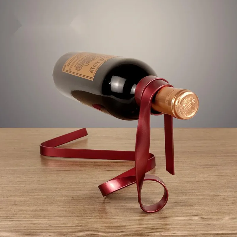 Creative Iron Silk Ribbon Shape Red Wine Rack Suspension 35.5x15x16.5cm Wine Bottle Holder Fashion Home Decoration Red Wine Rack
Creative Iron Silk Ribbon Shape Red Wine Rack Suspension 35.5x15x16.5cm Wine Bottle Holder Fashion Home Decoration Red Wine Rack