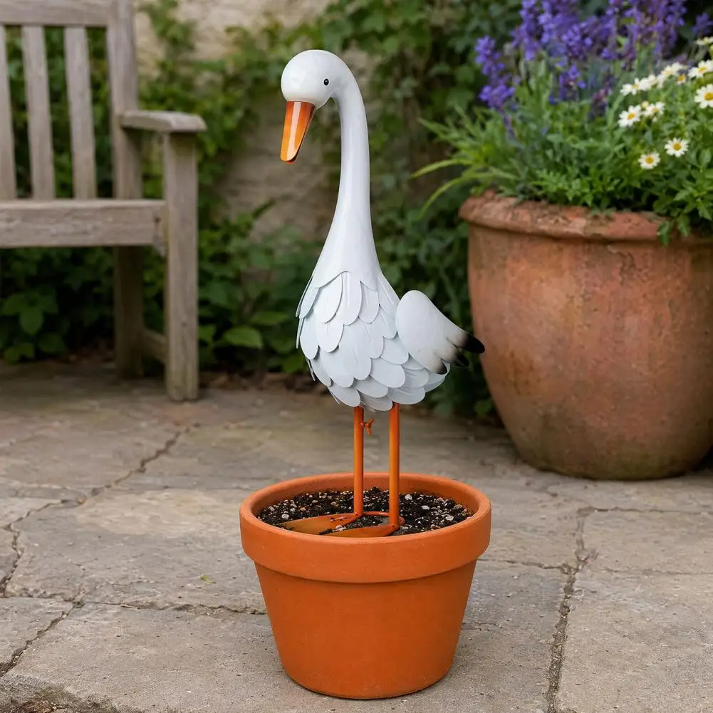 White Goose Statue, Outdoor Weatherproof White Garden Decor Sculpture, Farm Animal Lawn Ornament Cute Home Decoration
White Goose Statue, Outdoor Weatherproof White Garden Decor Sculpture, Farm Animal Lawn Ornament Cute Home Decoration