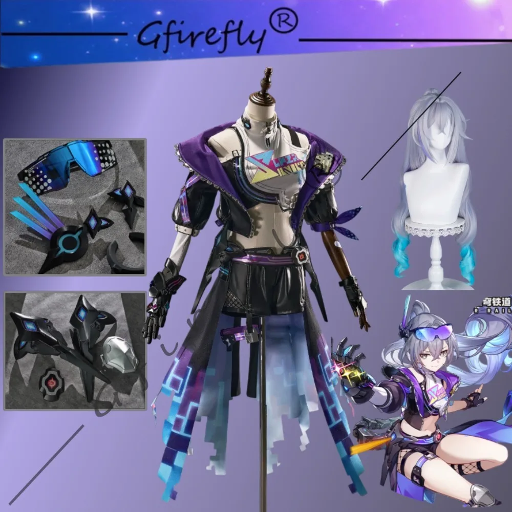 Honkai: Star Rail Silver Wolf Biphasic Paradise Same Style Cosplay Costume Exquisite Accessories Props Wig Carnival Party Wear
Honkai: Star Rail Silver Wolf Biphasic Paradise Same Style Cosplay Costume Exquisite Accessories Props Wig Carnival Party Wear