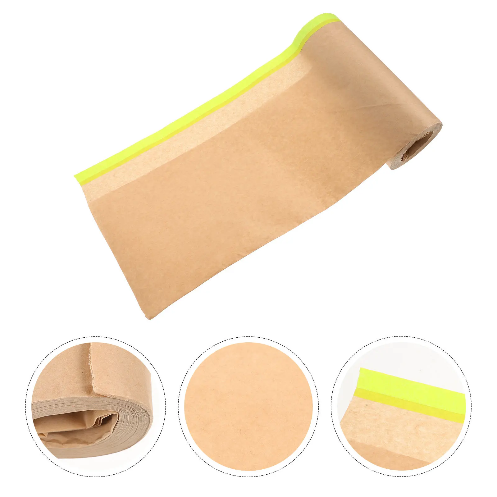 1 Roll Kraft Paper Masking Film Protective Cover for Furniture Floor Car Painting Renovation Masking Paper Baking Parchment Roll
1 Roll Kraft Paper Masking Film Protective Cover for Furniture Floor Car Painting Renovation Masking Paper Baking Parchment Roll