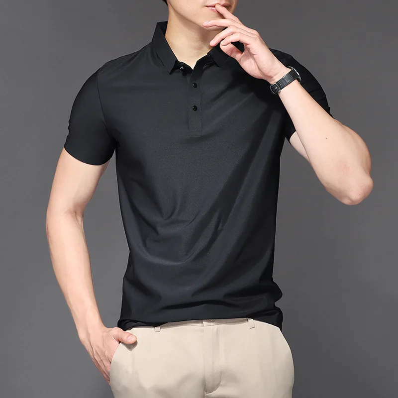 Men's High Elasticity Nylon Ice Silk Trace Shirt Breathable Sweat Absorbent Short Sleeve Pure Color Top Quality Polyeste...
Men's High Elasticity Nylon Ice Silk Trace Shirt Breathable Sweat Absorbent Short Sleeve Pure Color Top Quality Polyeste...