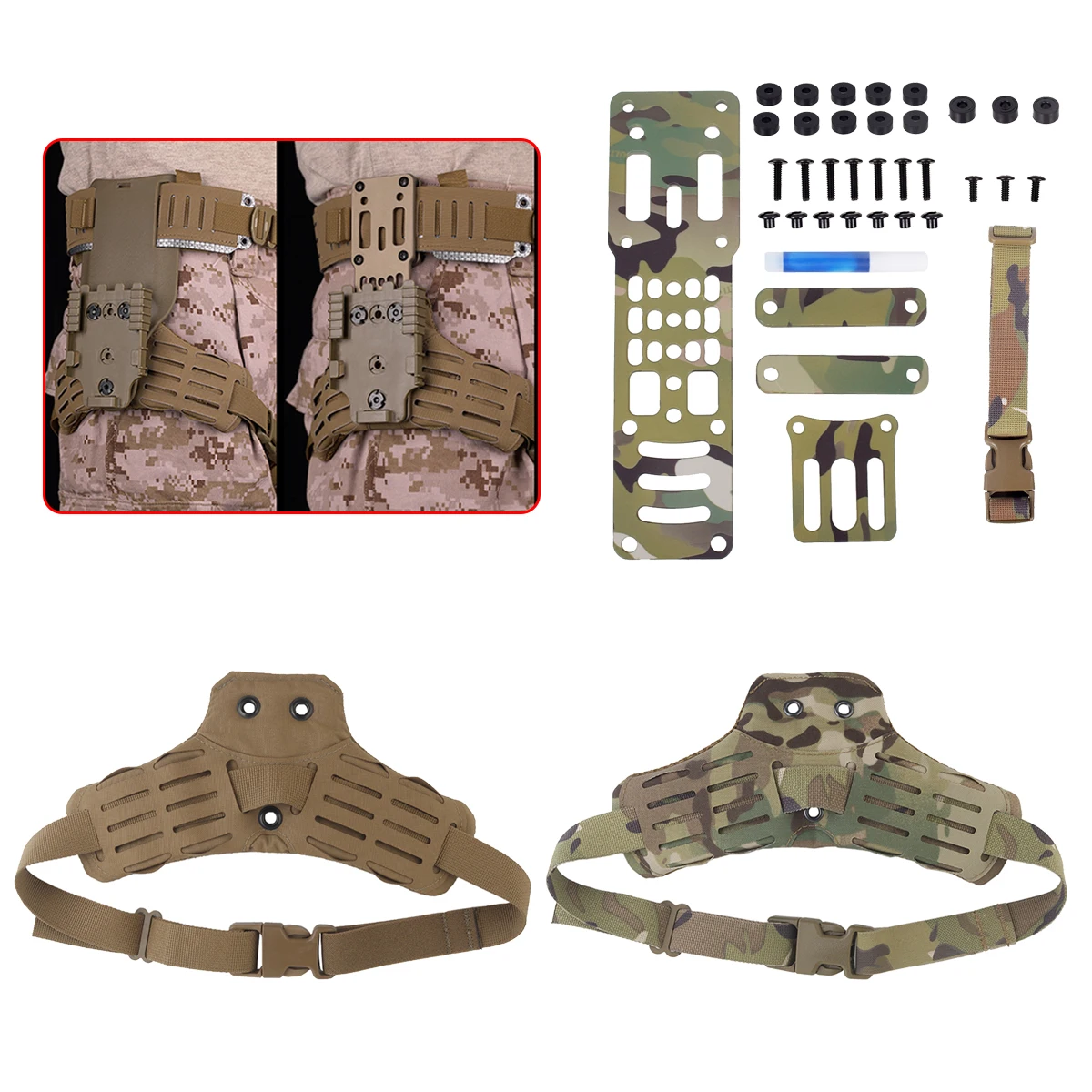 Тактическая кобура, комбинированный адаптер, боковой комплект, накладка на ногу для UBL MHA QLS MOLLE, охотничья нижняя пластина ARC, аксессуар
Тактическая кобура, комбинированный адаптер, боковой комплект, накладка на ногу для UBL MHA QLS MOLLE, охотничья нижняя пластина ARC, аксессуар