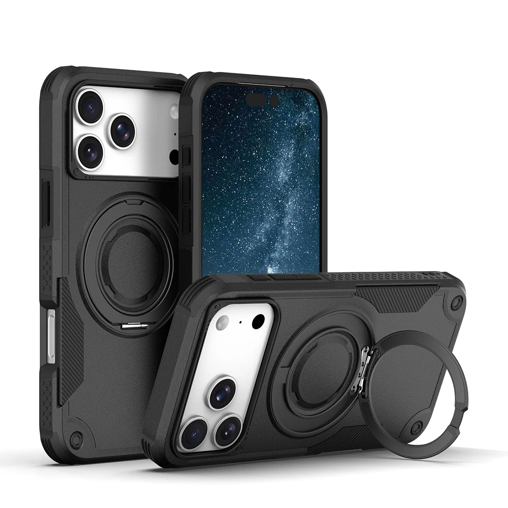 For iPhone 17 Pro Max/17 Pro/17 Air/17 Magnetic Ring Stand Case Rotating Folding Kickstand Anti-Slip Protective Cover Multiple
For iPhone 17 Pro Max/17 Pro/17 Air/17 Magnetic Ring Stand Case Rotating Folding Kickstand Anti-Slip Protective Cover Multiple