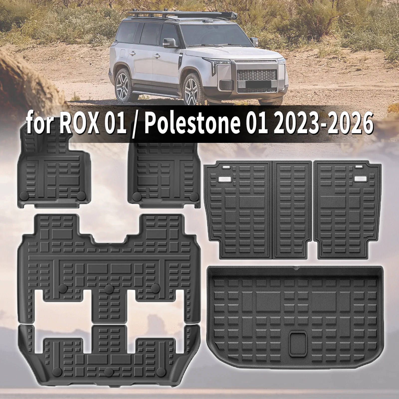 for ROX 01 / Polestone 01 2023 2024 2025 2026 3D Maxpider Style TPE Floor Mats Full Coverage Heavy Duty All Weather Accessories
for ROX 01 / Polestone 01 2023 2024 2025 2026 3D Maxpider Style TPE Floor Mats Full Coverage Heavy Duty All Weather Accessories