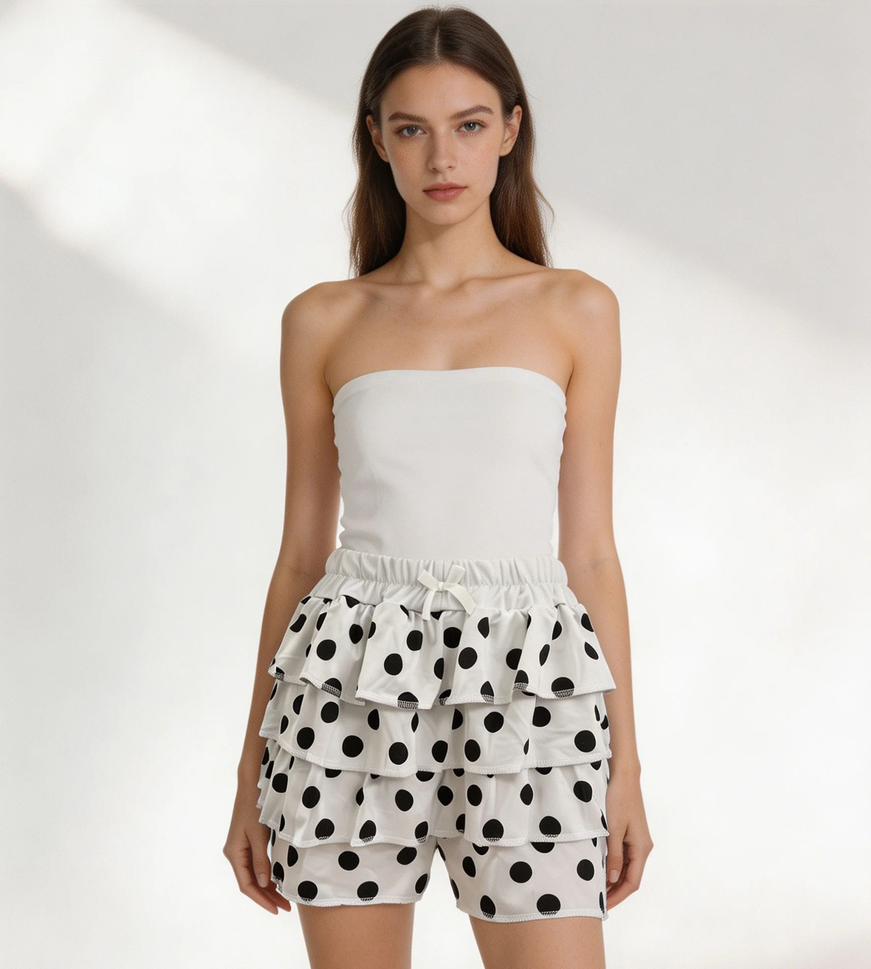 Summer European and American Sweet Cool Wave Dot Printed Hot Girl Personalized Design Skirt
Summer European and American Sweet Cool Wave Dot Printed Hot Girl Personalized Design Skirt