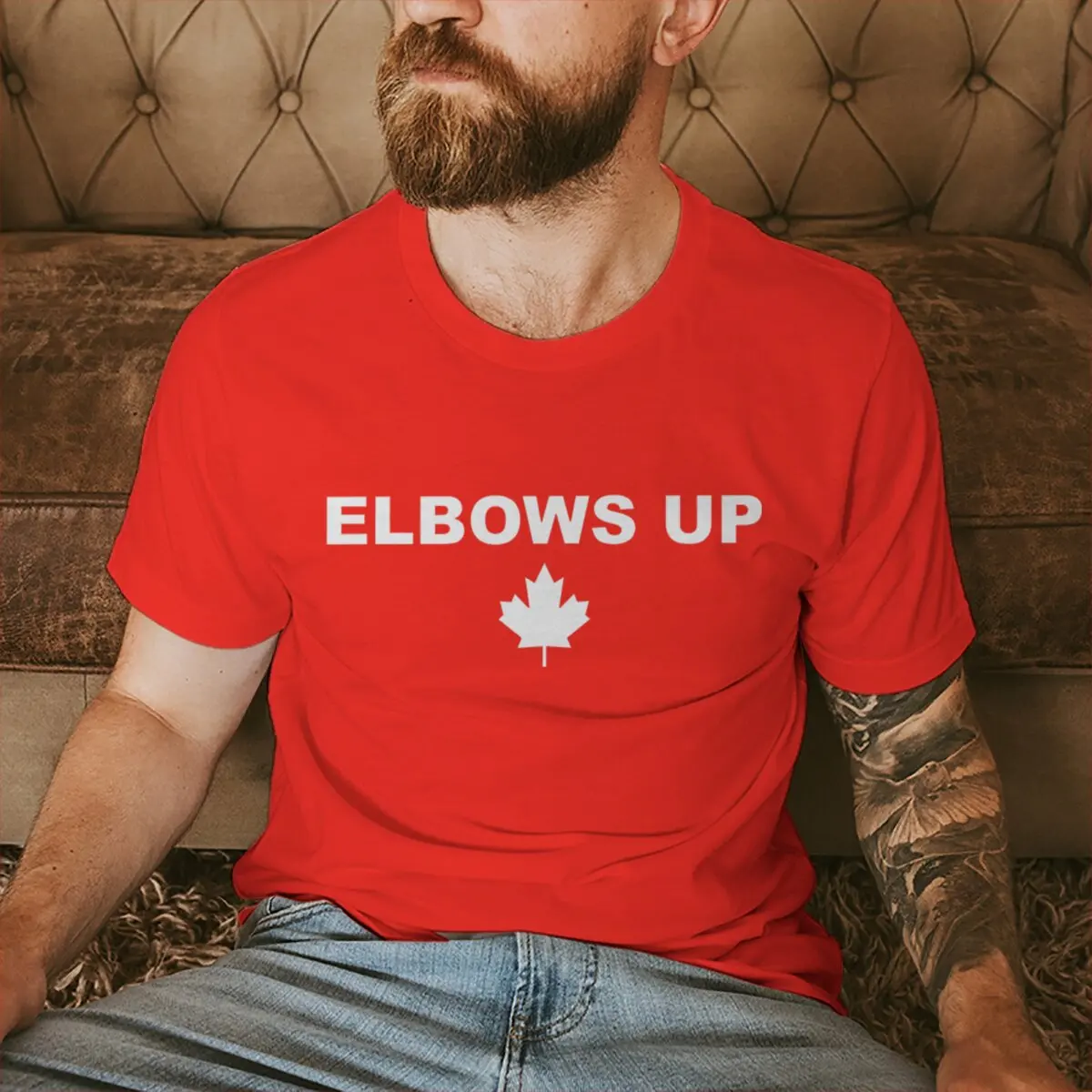 Elbows Up Canada Graphic T-shirts For Men Summer Short Sleeve O Collar Tee Shirt New Fashion Men's Clothes Casual T Shirts
Elbows Up Canada Graphic T-shirts For Men Summer Short Sleeve O Collar Tee Shirt New Fashion Men's Clothes Casual T Shirts