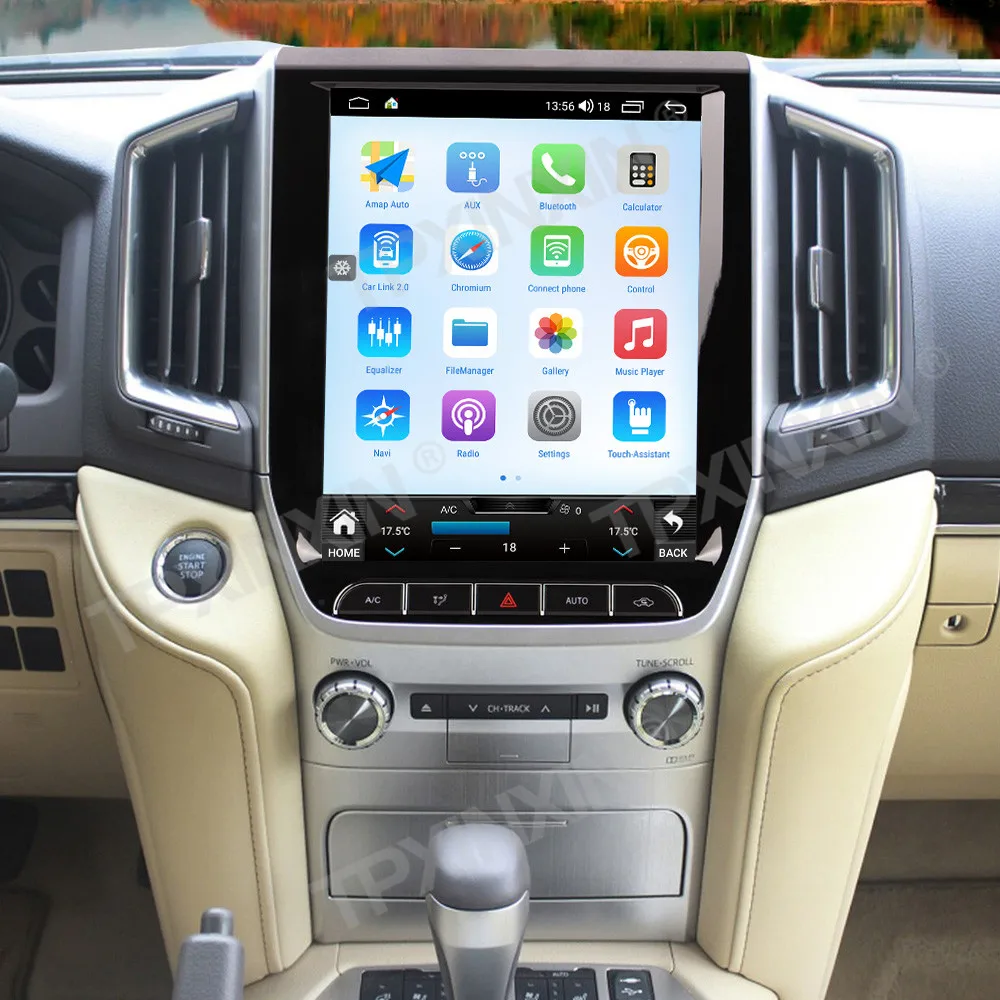 Auto Android 14.0 Carplay Multimedia Player For Toyota Land Cruiser 2015-2020 Car Radio Navigation 12.1 Inch Scren Head Unit DSP
Auto Android 14.0 Carplay Multimedia Player For Toyota Land Cruiser 2015-2020 Car Radio Navigation 12.1 Inch Scren Head Unit DSP