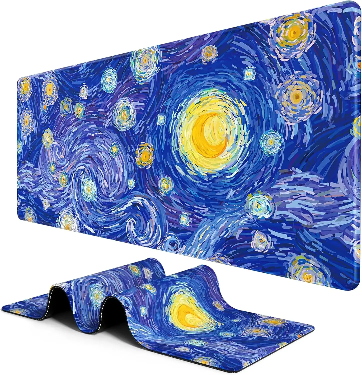 Starry Night Van Gogh Inspired Mouse Pad Non-Slip Extended Desk Mat for Gaming Office Home Laptop Keyboard Workstation Decor
Starry Night Van Gogh Inspired Mouse Pad Non-Slip Extended Desk Mat for Gaming Office Home Laptop Keyboard Workstation Decor