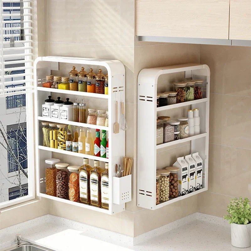 Kitchen rack Adjustable seasoning rack Wall hanging No punching Wall multi-layer storage rack Storage household condiments
Kitchen rack Adjustable seasoning rack Wall hanging No punching Wall multi-layer storage rack Storage household condiments