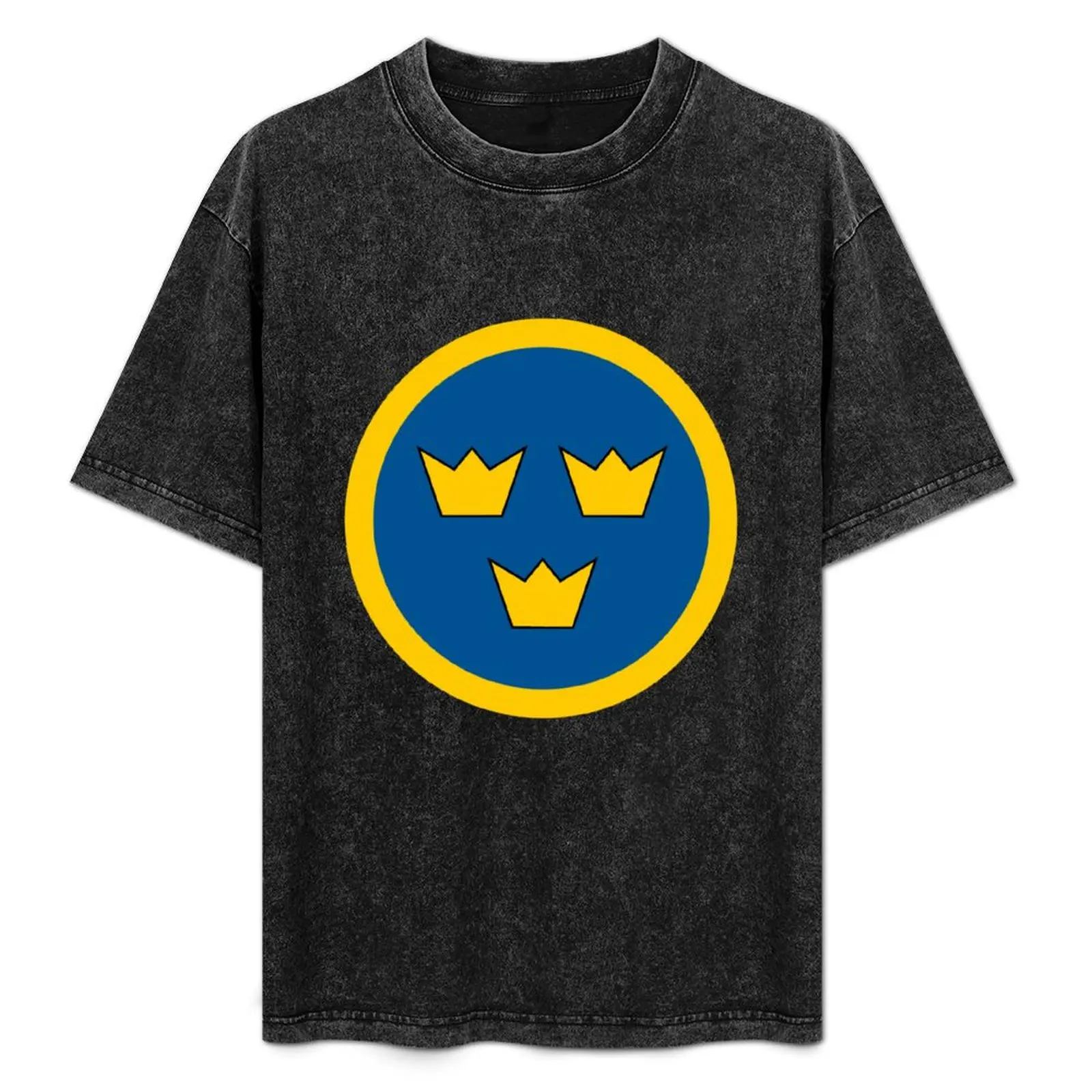 Three Crowns (Tre Kronor) T-Shirt plus size tops customs hippie clothes T-shirt men
Three Crowns (Tre Kronor) T-Shirt plus size tops customs hippie clothes T-shirt men