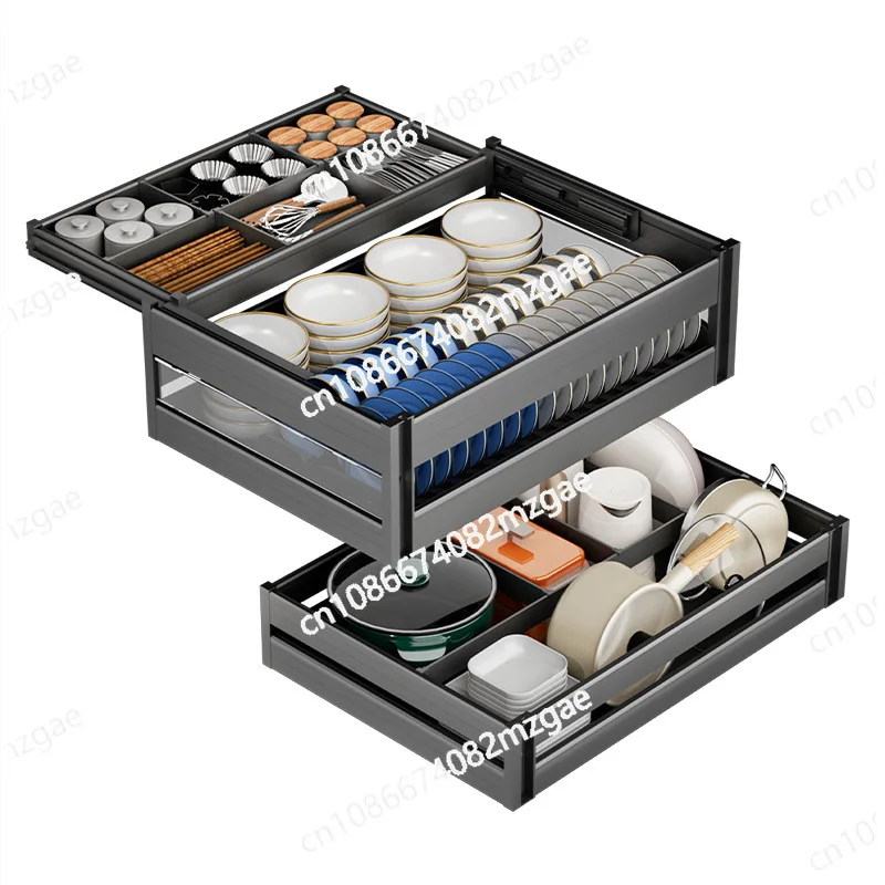 Корзина для шкафа, кухонный ящик из алюминиевого сплава, демпфирующая чаша, корзина, двойная трехслойная встроенная полка для хранения, стойка для приправ
Корзина для шкафа, кухонный ящик из алюминиевого сплава, демпфирующая чаша, корзина, двойная трехслойная встроенная полка для хранения, стойка для приправ